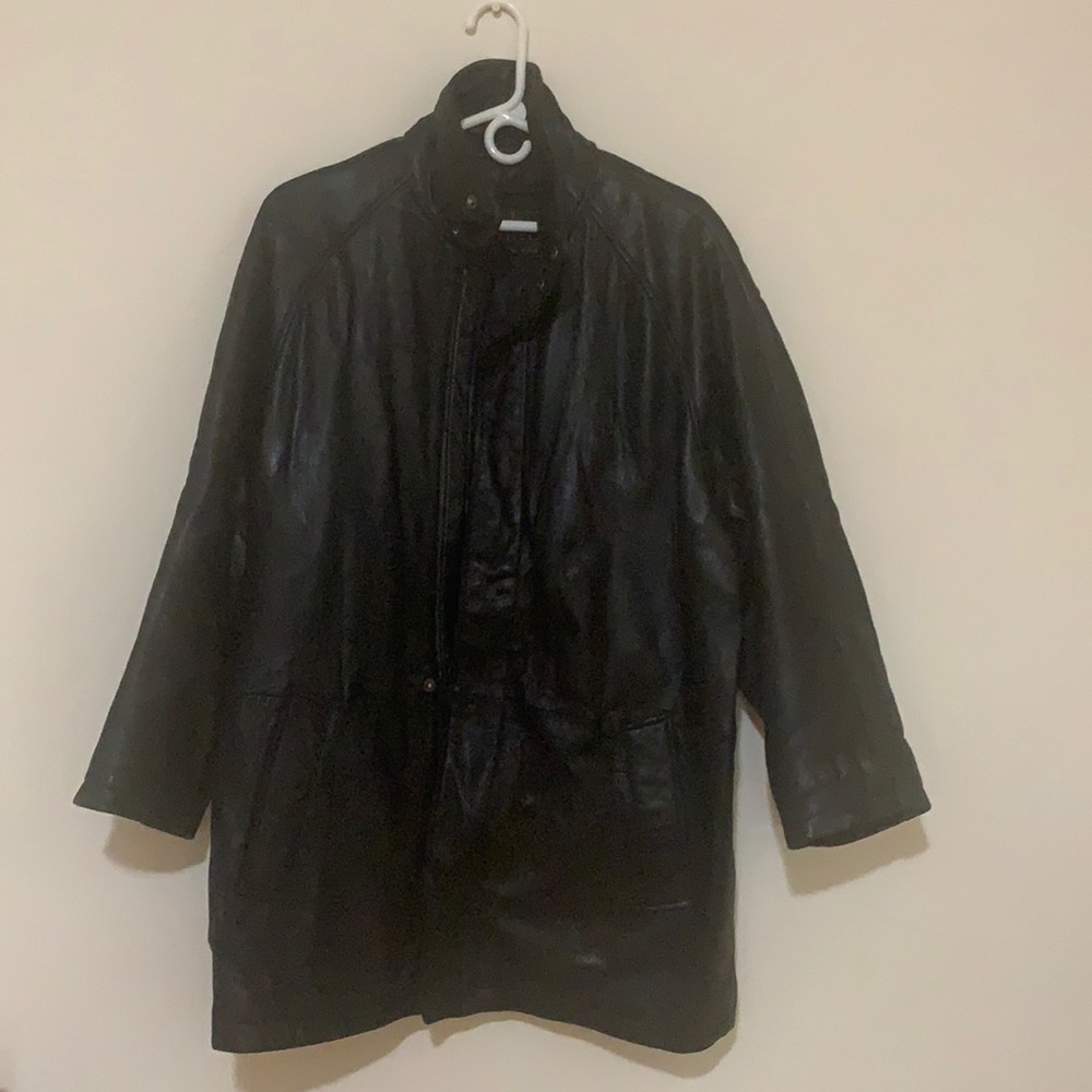 Perry Ellis leather jacket - Picture 1 of 9
